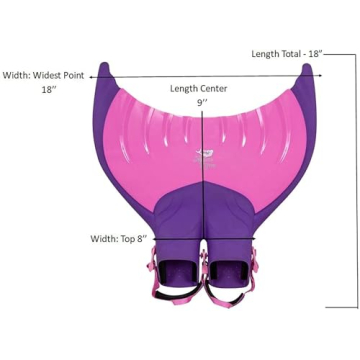 Body Glove 14499BM-Pink Mermaid Linden Monofin - Pink