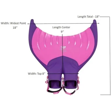 Body Glove 14499BM-Pink Mermaid Linden Monofin - Pink