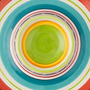 Certified International Mariachi Chip and Dip Serving Set, 13.5", Multicolor