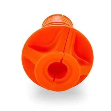 Camco 40075 Rhino Toilet Flush Valve Prop -Fits Onto Tank Rinser To Hold RV Toilet Valve Open For Cleaning, Prevents Toilet Valve Damage During Cleaning and Minimizes Splashing, Red, Standard