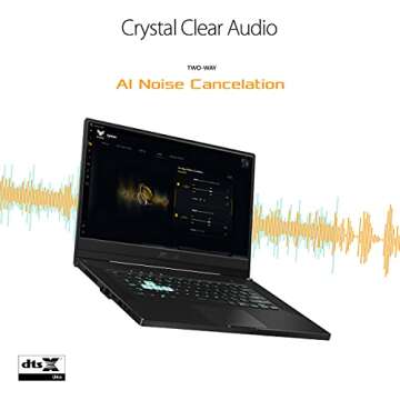 ASUS TUF Dash 15 (2021) Ultra Slim Gaming Laptop, 15.6â€ 144Hz FHD, GeForce RTX 3050 Ti, Intel Core i7-11370H, 8GB DDR4, 512GB PCIe NVMe SSD, Wi-Fi 6, Windows 10, Eclipse Grey Color, TUF516PE-AB73