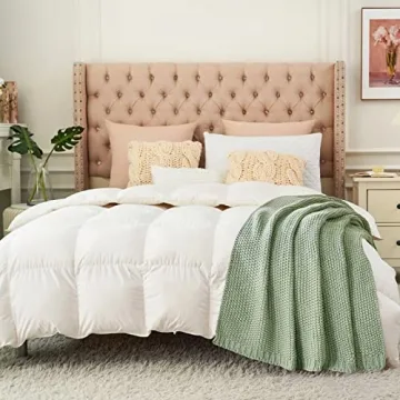 Chunky Cable Knit Throw Blanket Lightweight Light Green 100% Organic Cotton Blanket for Sofa Couch Bed Baby Nursery, Rustic Shabby Chic Modern Farmhouse, 51” x 63” Bonus Laundering Bag