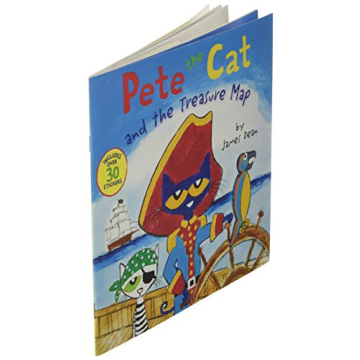 Pete the Cat Pirate Treasure Book with Stickers Kids Fun