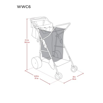 Rio Beach Wonder Wheeler Deluxe Folding Cart for Outdoors