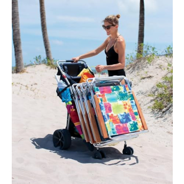 Rio Beach Wonder Wheeler Deluxe Folding Cart for Outdoors