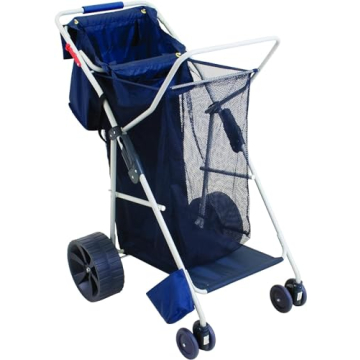 Rio Beach Wonder Wheeler Deluxe Folding Cart for Outdoors