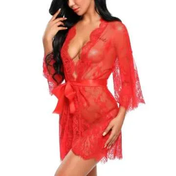 Stunning Avidlove Lace Kimono Robe for Elegant Nights