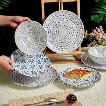 Stylish Melamine Dinnerware Set for All Occasions