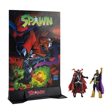McFarlane Toys Spawn & Anti-Spawn 3in Action Figures with Comic - Collectible Set