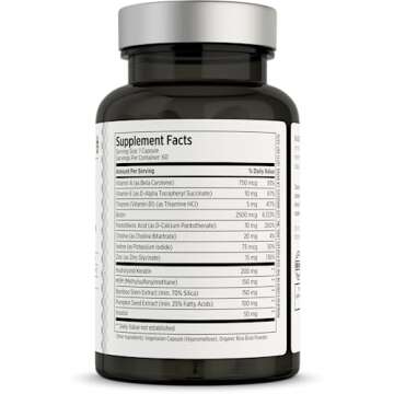 LES Labs Hair Health – Hair Growth & Nails Supplement, Improved Thickness, Strength & Fullness –...