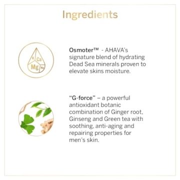 AHAVA Men's Age Control Cream - Anti-Aging Moisturizer