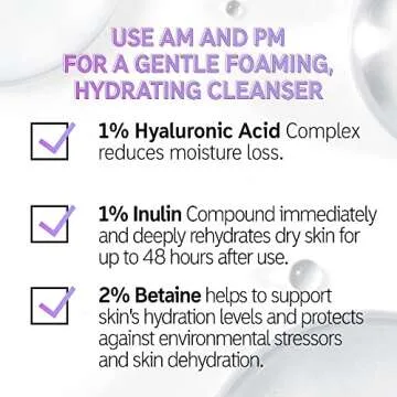 The INKEY List Hyaluronic Acid Cleanser for Hydration