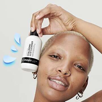 The INKEY List Hyaluronic Acid Cleanser, Daily Hydrating Face Cleanser, Helps Hydrate Skin and Lock In Moisture, Removes Makeup, For All Skin Types, 5 fl oz