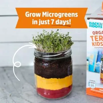 Back to the Roots STEM Certified Kids Terrarium Grow Kit - Easy-to-Use DIY Set for All Ages Small