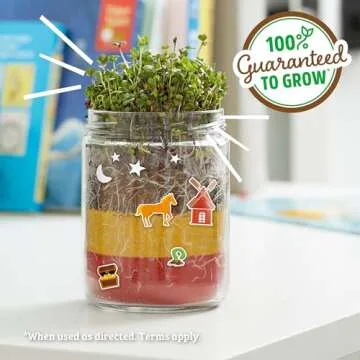 Back to the Roots STEM Certified Kids Terrarium Grow Kit - Easy-to-Use DIY Set for All Ages Small