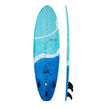 Falcon PU Surfboard Blue 6ft 4in High-Performance Wave Rider