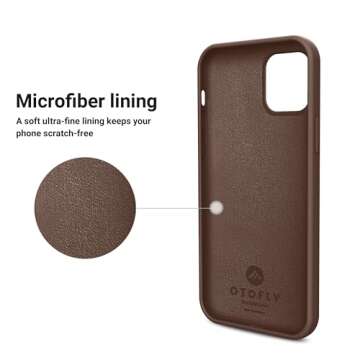 OTOFLY Compatible with iPhone 12 Pro Max Case 6.7 inch(2020),[Silky and Soft Touch Series] Premium Soft Liquid Silicone Rubber Full-Body Protective Bumper Case （Chocolate）