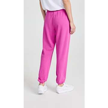 FREECITY Women's Large Sweatpant in Tokyo Pink for Comfort