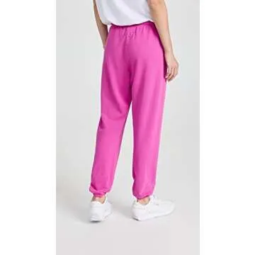 FREECITY Women's Large Sweatpant in Tokyo Pink for Comfort