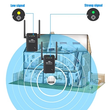 Amake WiFi Extender Single Band Signal Booster for Home