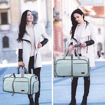 Ytonet Foldable Garment Bag Water-Resistant Travel Duffel