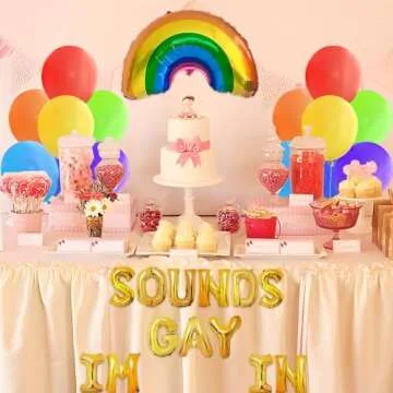 XHCYGWY Pride Balloons - 28 Vibrant Party Decorations