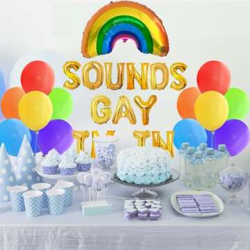 XHCYGWY Pride Balloons - 28 Vibrant Party Decorations