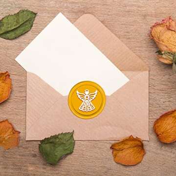 CRASPIRE Angel Wax Seal Stamp for Vintage Invitations