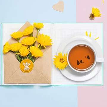 CRASPIRE Angel Wax Seal Stamp for Vintage Invitations