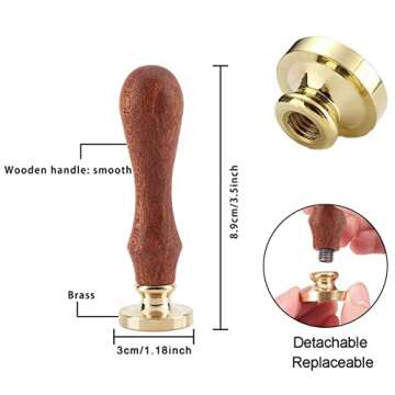 CRASPIRE Angel Wax Seal Stamp for Vintage Invitations