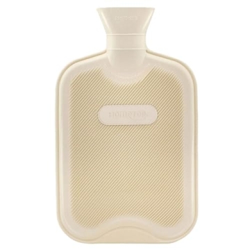 HomeTop Premium Classic Rubber Hot Water Bottle for Cozy Nights