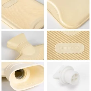 HomeTop Classic Rubber Hot Water Bottle for Comfort