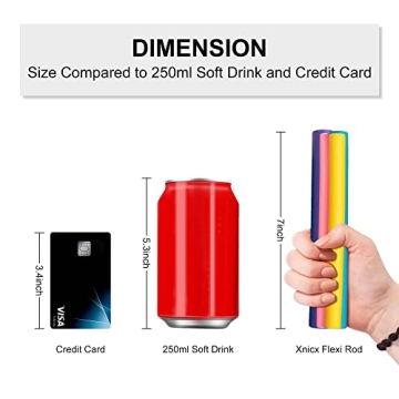 xnicx 47 pcs Flexi Rods Set for Heatless Curls