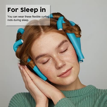 xnicx 47 pcs Flexi Rods Set for Heatless Curls