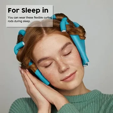 xnicx 47 pcs Flexi Rods Set for Heatless Curls