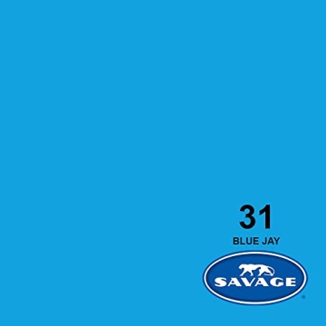 Savage Seamless Blue Jay Paper Backdrop for Photography