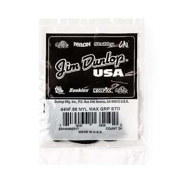 Max-Grip 0.88mm Guitar Picks - Jim Dunlop 24 Pack
