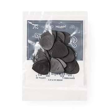 Max-Grip 0.88mm Guitar Picks - Jim Dunlop 24 Pack