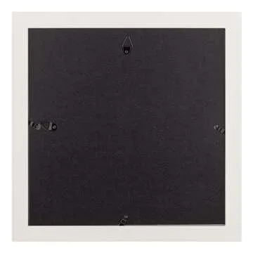 Elegant 8x8 Picture Frame with Double Mat for Display