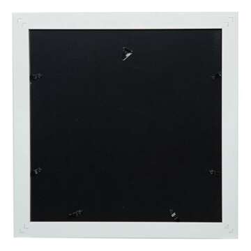 Elegant 8x8 Picture Frame with Double Mat for Display