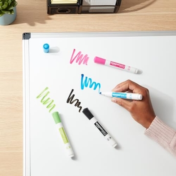 Vibrant Amazon Basics Dry Erase Markers in Assorted Colors