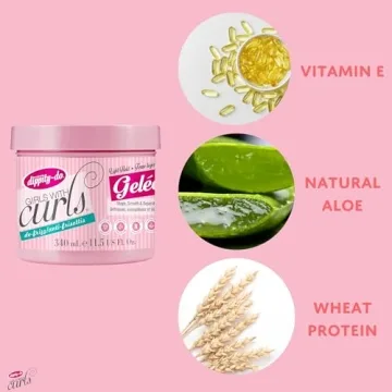 Dippity Do Girls with Curls Light Hold Gelee - Shape, Smoothe & Separate Your Curls - Formulated with Aloe, Vitamin E & Wheat Protein for Frizz-Free & Never Crunchy Curls - 340 mL/11.5 fl oz
