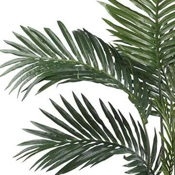 Nearly Natural 5295 4ft. Kentia Palm Silk Tree,Green
