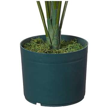 Nearly Natural 5295 4ft. Kentia Palm Silk Tree,Green