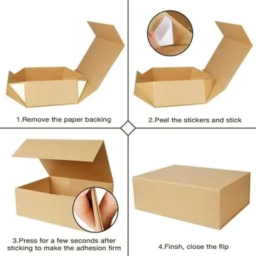 RayofSun Brown Gift Boxes for Presents Ideal for Any Occasion