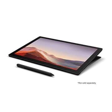 Microsoft Surface Pro 7 – 12.3" Touch-Screen - Intel Core i7 - 16GB Memory - 256GB SSD – Matte Black