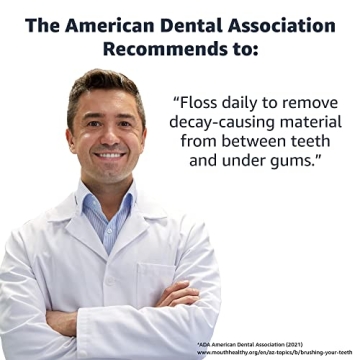 Amazon Basics Mint Dental Flossers 90 Count Pack