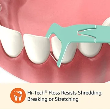 Amazon Basics Mint Dental Flossers 90 Count Pack