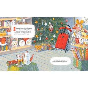 Little Red Sleigh Christmas Book for Kids - Dream Big
