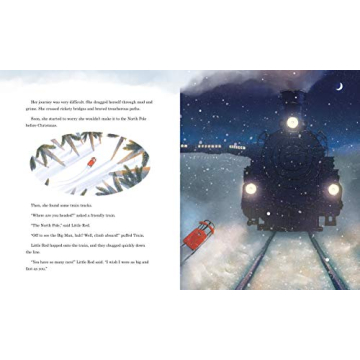 Little Red Sleigh Christmas Book for Kids - Dream Big